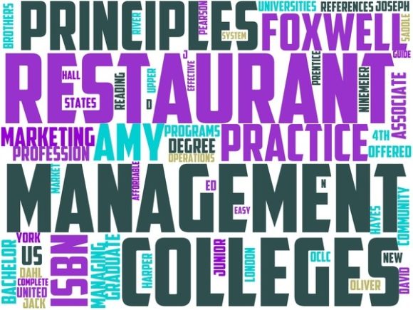 Restaurant Manager Wordart Tumbler