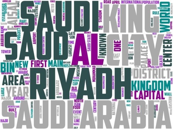 Riyadh Wordart Skinny Tumbler