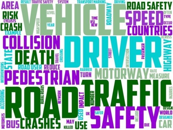 Road Safety Officer Wordart Tshirt